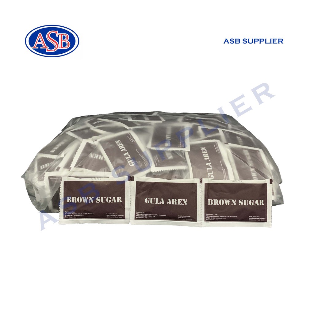 

Brown Sugar Sachet / Gula Merah / Gula Aren (250 Pcs)