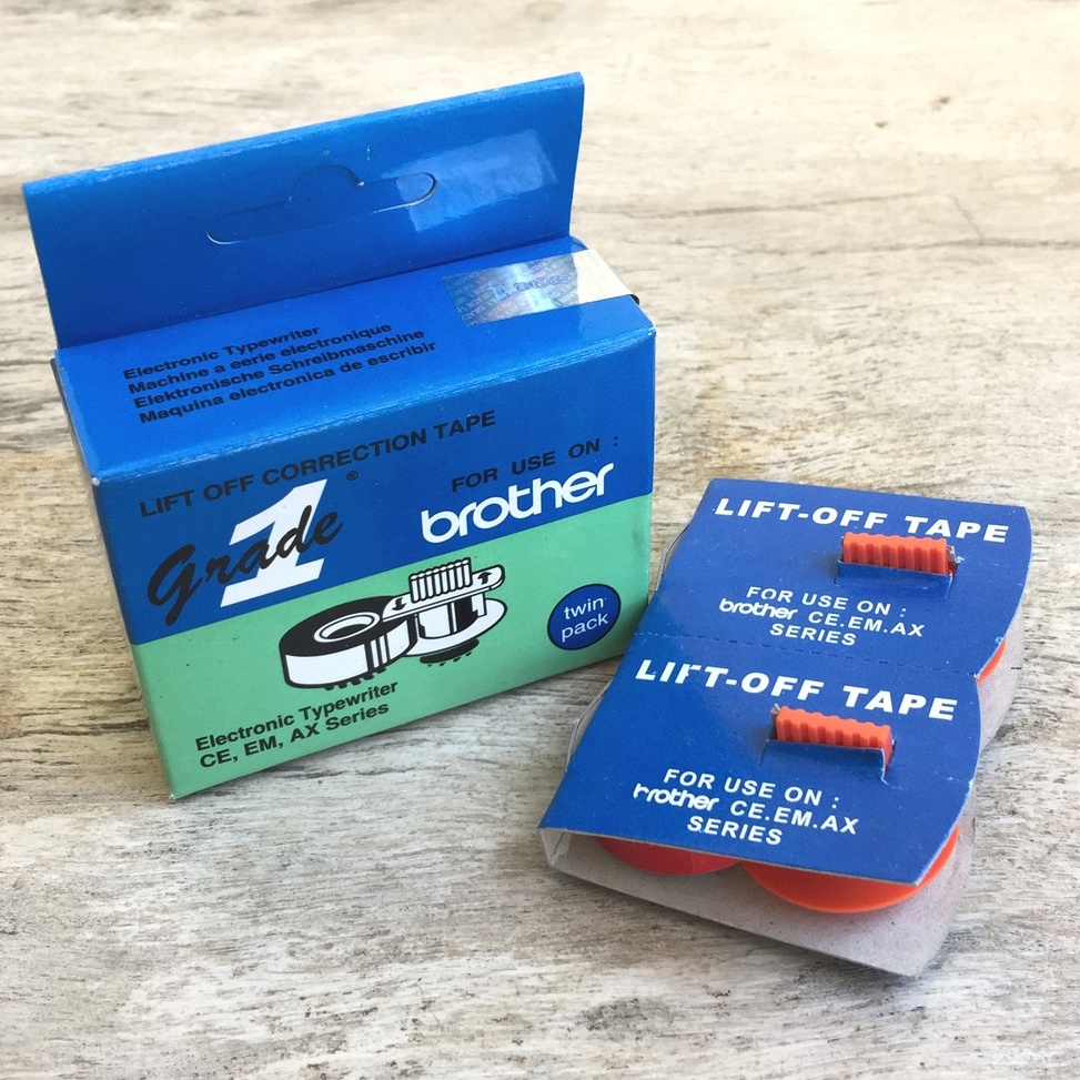 

Terkini.. Lift Off Correction Tape Grade1 For Brother (isi 2) Pita Penghapus Mesin Tik Brother GX-6750 GX-8250 CE EM AX Series Tip-Ex Mesin Ketik LOT VDV