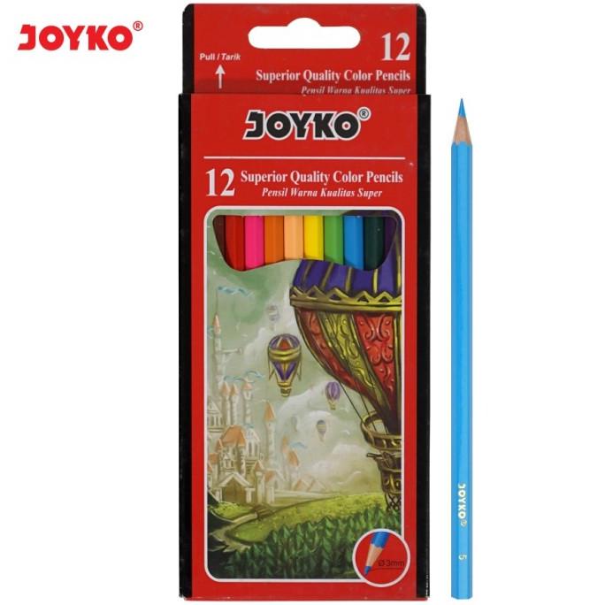 

Pensil Warna Joyko 12 Warna Panjang CP-12PB