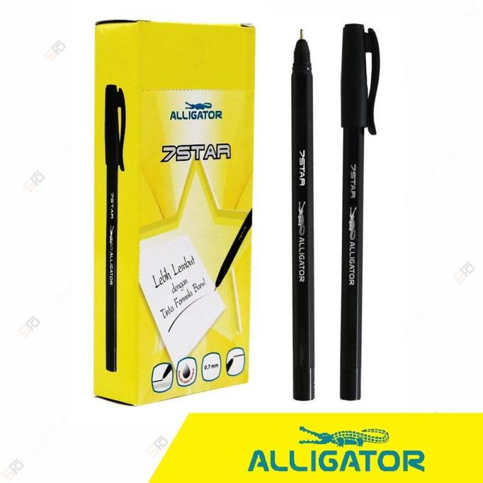 

OBRAL Pulpen Bolpen Bolpoint ALLIGATOR 7Star 0.7 sellanorimart