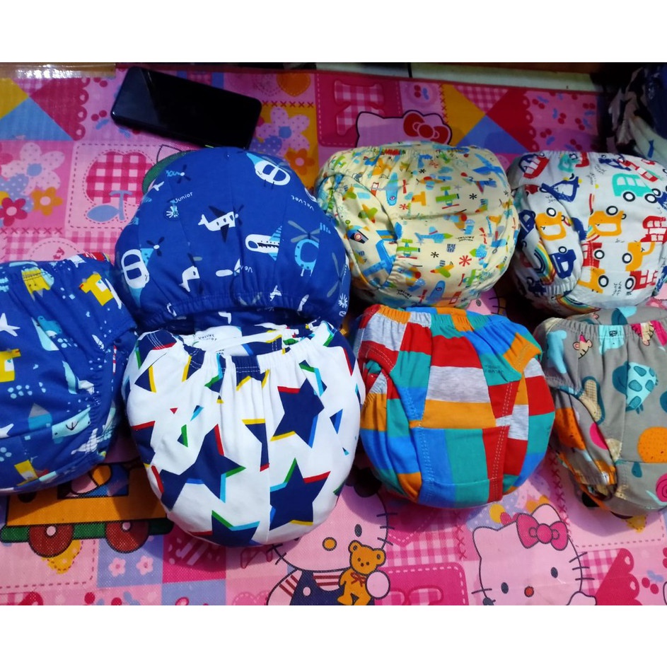 HTYK4455 sGROSIRs  GROSIR Celana dalam anak Libby & Velvet Usia 1 - 5 Tahun Cewek Cowok | CD Karakte