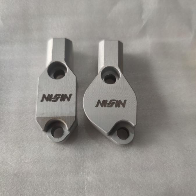 Dudukan spion master rem nissin silver