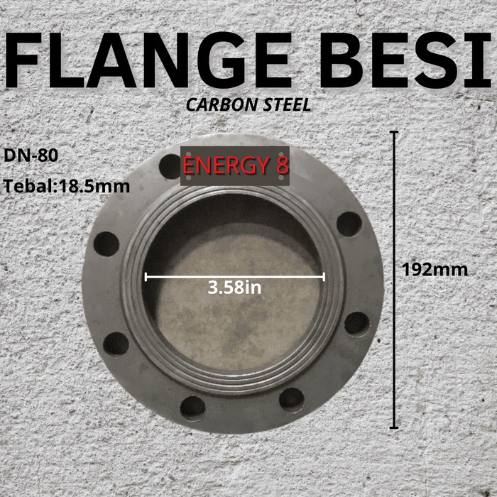 Terlaris Fitting Flange Besi Dn80 - Flange Carbon Steel Dn 80-Dn 80- 3 Inch