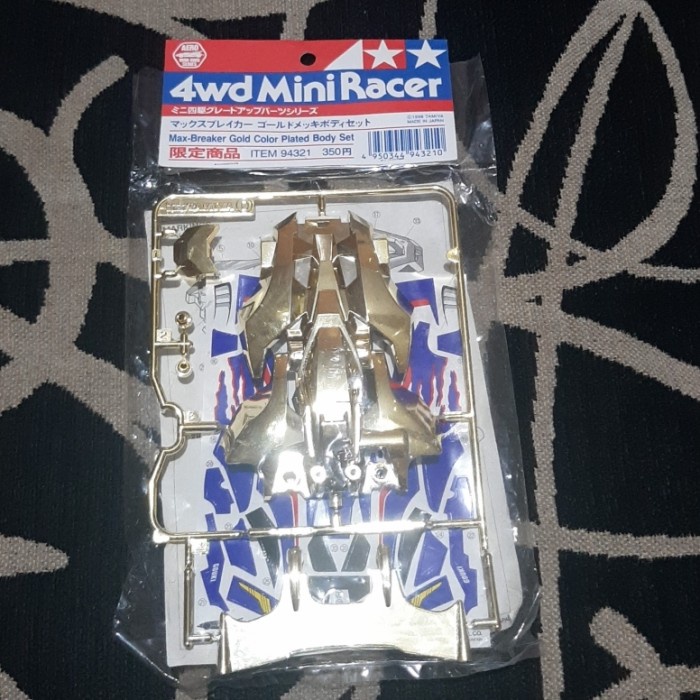 PROMO TAMIYA ORIGINAL PLATED BODY MAX BREAKER MIJ TERLARIS