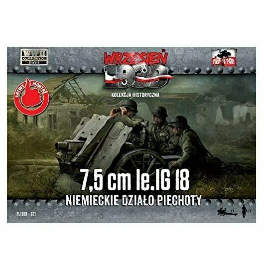MUST HAVE MOKIT 1/72 FIST TO FIGHT 7.5CM LE IG 18 WW2 GERMAN INFANTRY GUN TERBARU