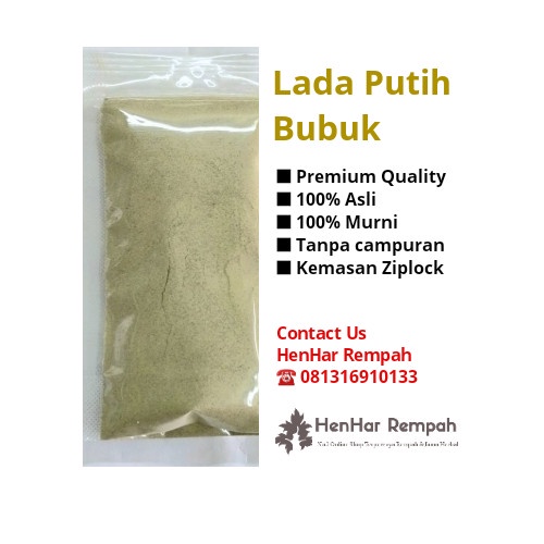 

[Garansi ] 1 Kg Lada Putih Bubuk / Merica Putih Bubuk