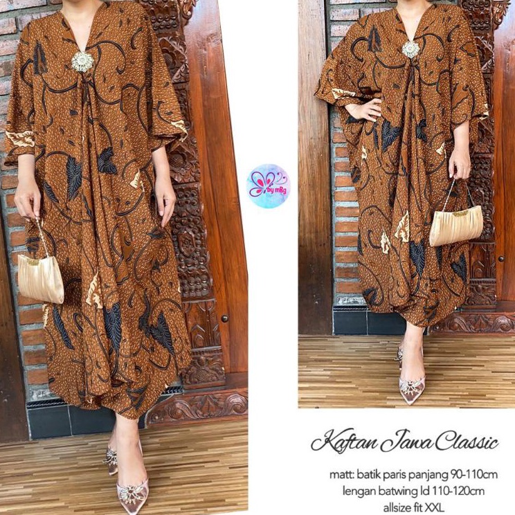 【MEGA SALE】 Kaftan Jawa Classic / Kaftan Paris / Dress Batik / Dress Paris