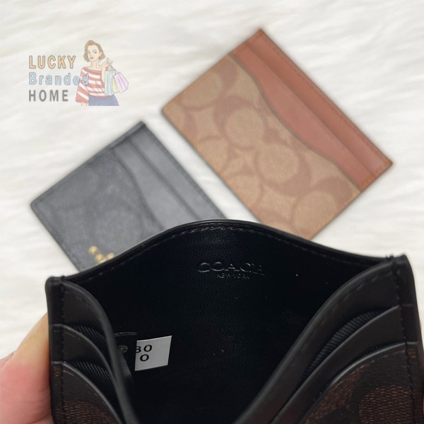 

Ch Card Holder Card Case In Canvas Logo