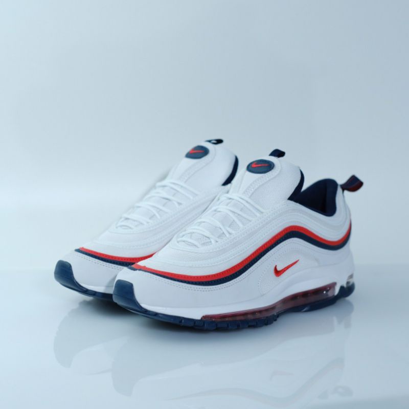 NIKE AIR MAX 97 WHITE RED CRUSH QLTY ORIGINAL / ORIGINAL BNIB / SEPATU PRIA WANITA / SNEAKERS 100% O