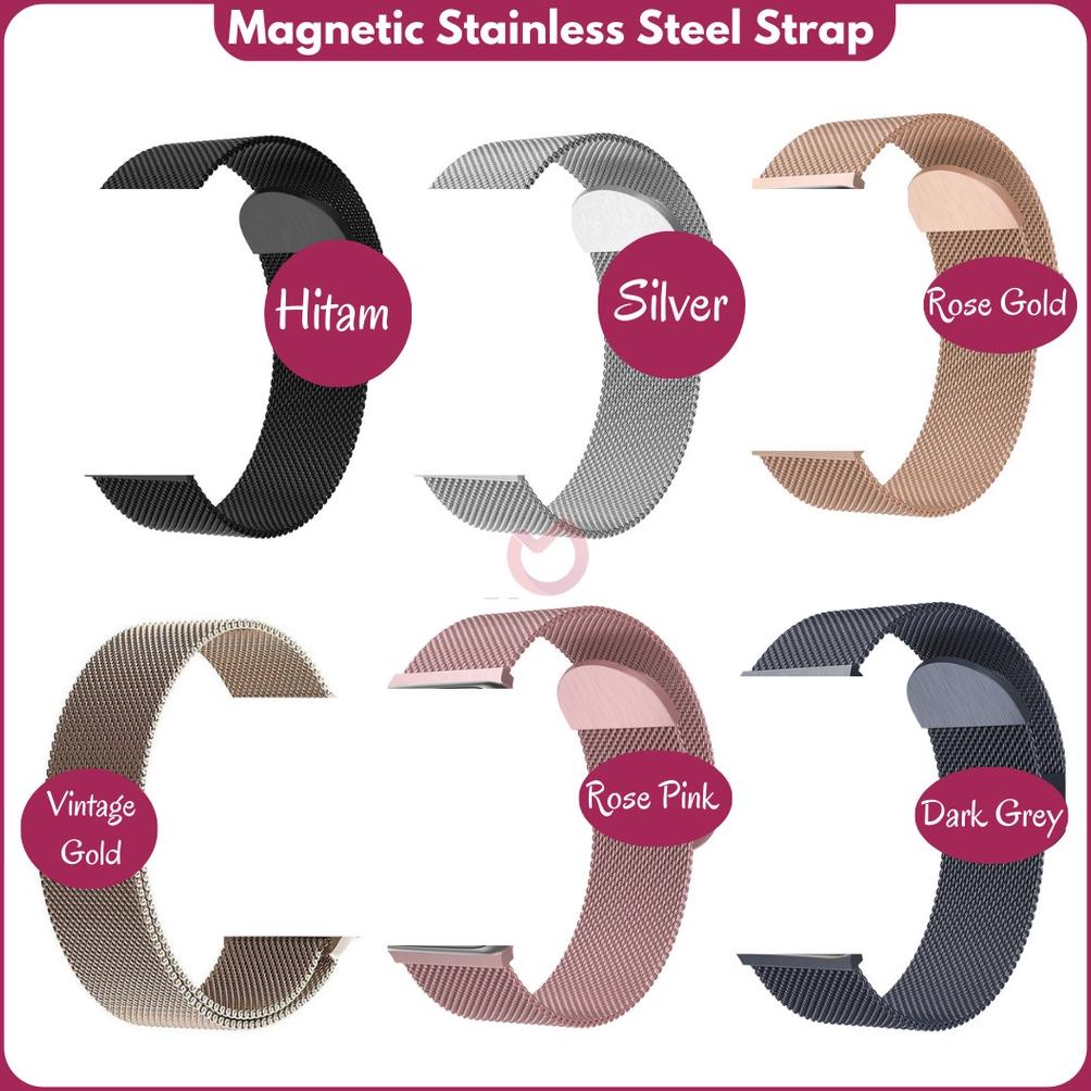 Terbaru Milanese Magent Loop Strap For Iwatch Series Ultra 8 7 6 5 4 3 2 1/S20/Dt No 1/Ys8 Ultra/Hw/