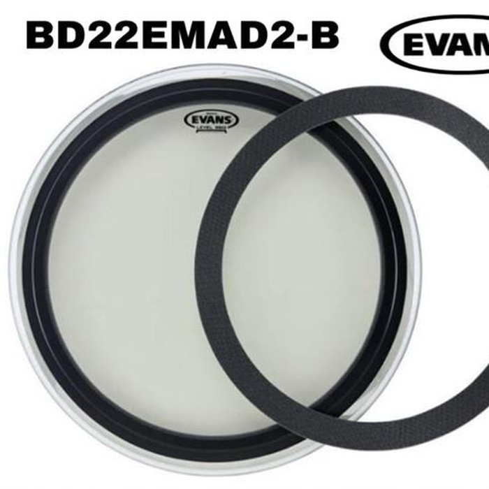 TERLARIS Evans BD22EMAD2 --- EMAD2 22-inch Bass Drum Head