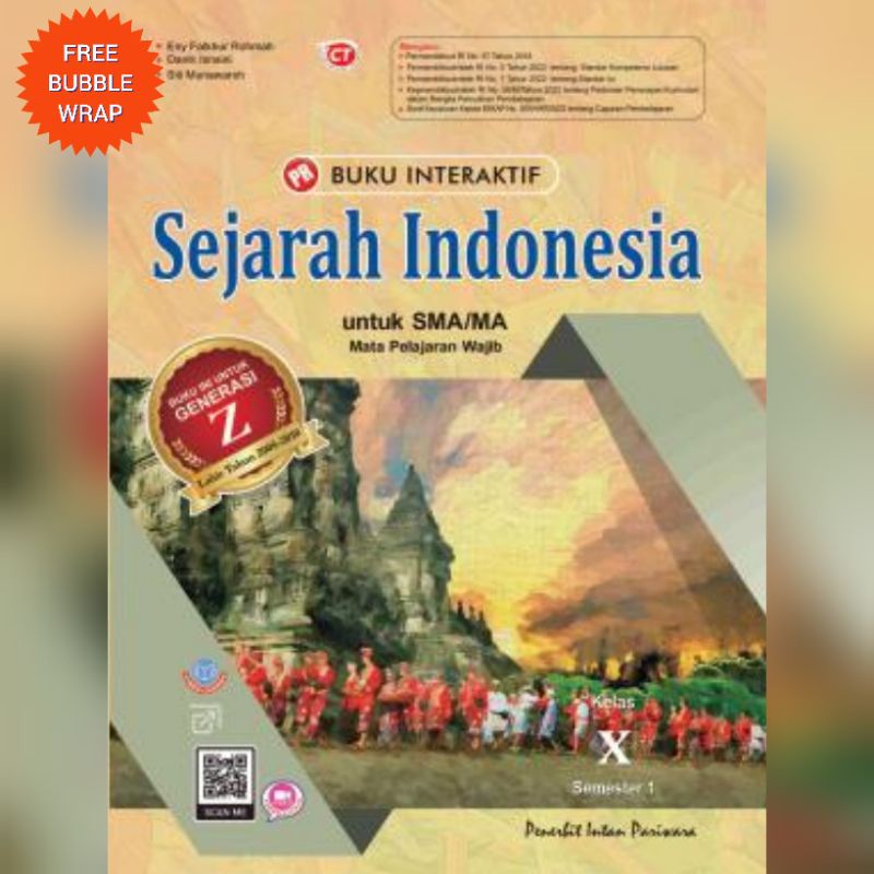 

BUKU LKS PR INTERAKTIF SEJARAN INDONESIA WAJIB KELAS 10 SEMESTER 1 TAHUN 2023 PENERBIT INTAN PARIWARA KURIKULUM K13 SMA/SMK