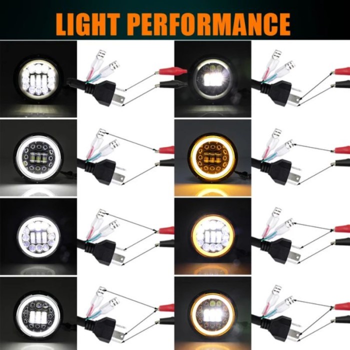 Lampu Daymaker 7 Inch Ori Dot Sae Jeep Jimny Katana Cj7 Rubicon Kode 093