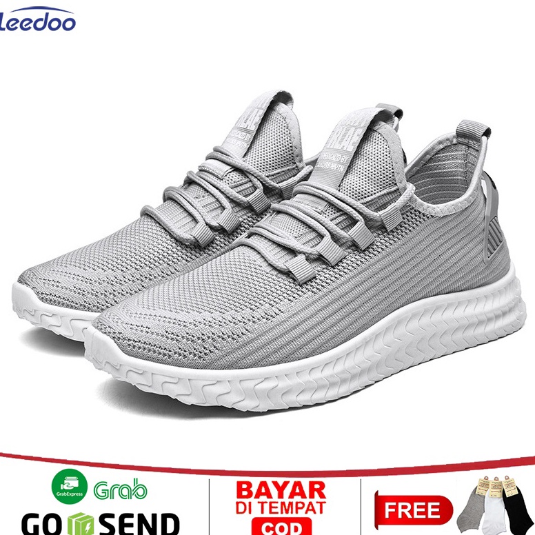 NEW STOCK|| Leedoo Sepatu Sneakers Pria Casual Sport Fashion Shoes MR109