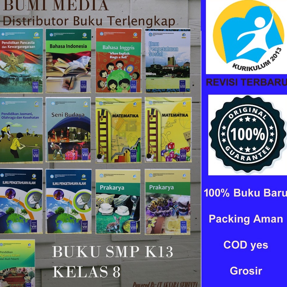3.3 Flash Sale Buku Paket Pelajaran Siswa Smp Kelas 8 Kurikulum 2013 Edisi Revisi 2017 2018 / Pkn, B