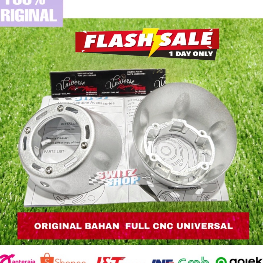 END MUFFLER END CUP MONCONG KNALPOT VARIO 125 150 BEAT SCOOPY MIO PCX PNP DR SOUND ZRC TZM ORIGINAL