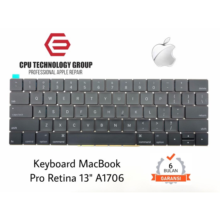 Keyboard MacBook Pro Retina 13" A1706
