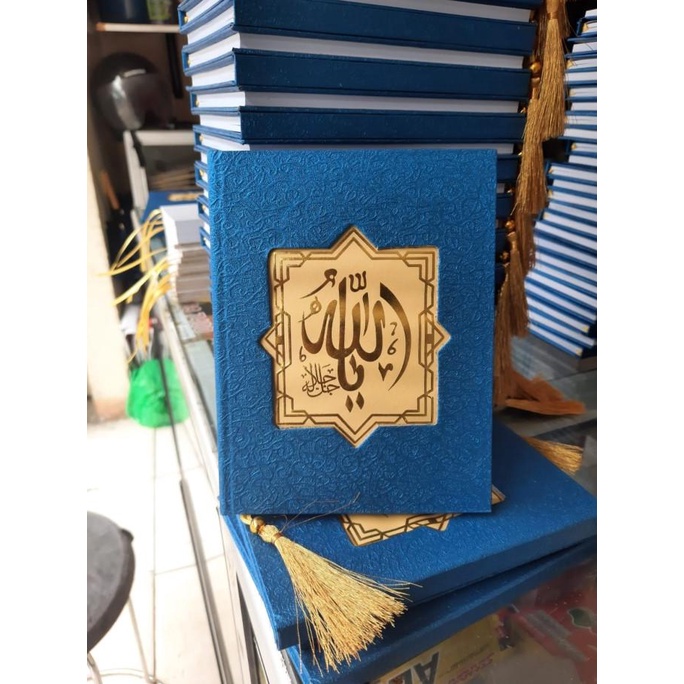 Siap COD buku yasin 128 hal hvs hardcover RCP biru bintang