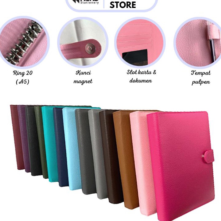 

Termurah Binder Polos A5 Eksklusif Ring 20 agenda Polos Berkualitas Termurah