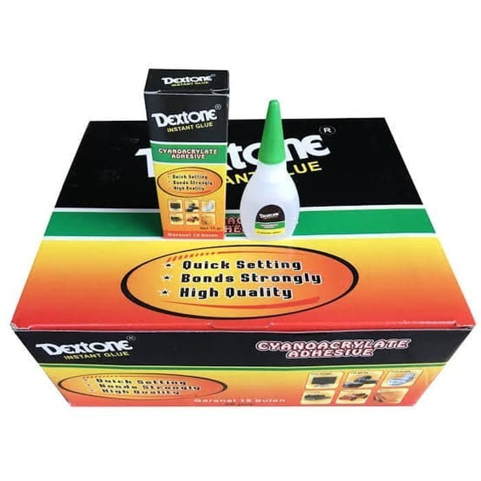 

Aurealiamall Dextone Lem Korea - Lem Setan Tetes Instant Glue 1 Pak Isi 50 Pcs