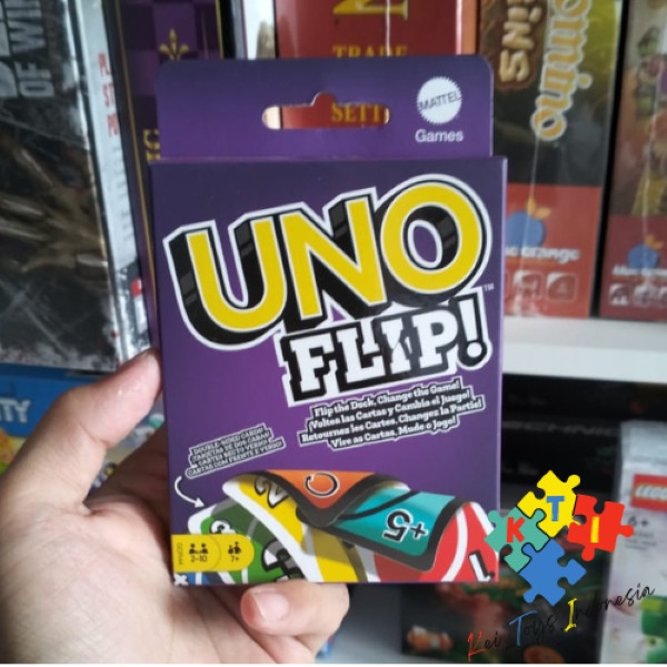 Terlaris Cardgame Mainan Kartu Uno Flip Original Mattel/Permainan Kartu Uno