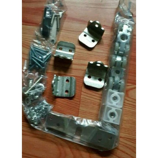 Rel Pintu Geser Gantung Sliding Aluminium J5 240Cm Rel Sliding Geser