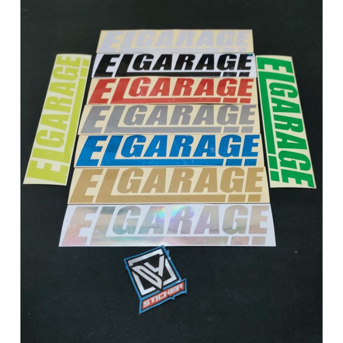 STICKER ELGARAGE CUTTING