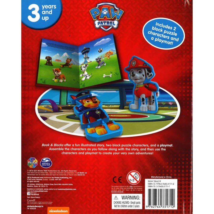 DISKON SPESIAL PAW PATROL BOOK AND BLOCKS - PAW PATROL BOARD BOOK ACTIVITY BOOK TERBARU