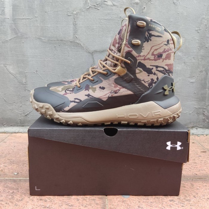 Terlaris Sepatu Under Armour Hovr Dawn Waterproof 2.0 Boots Army Desert