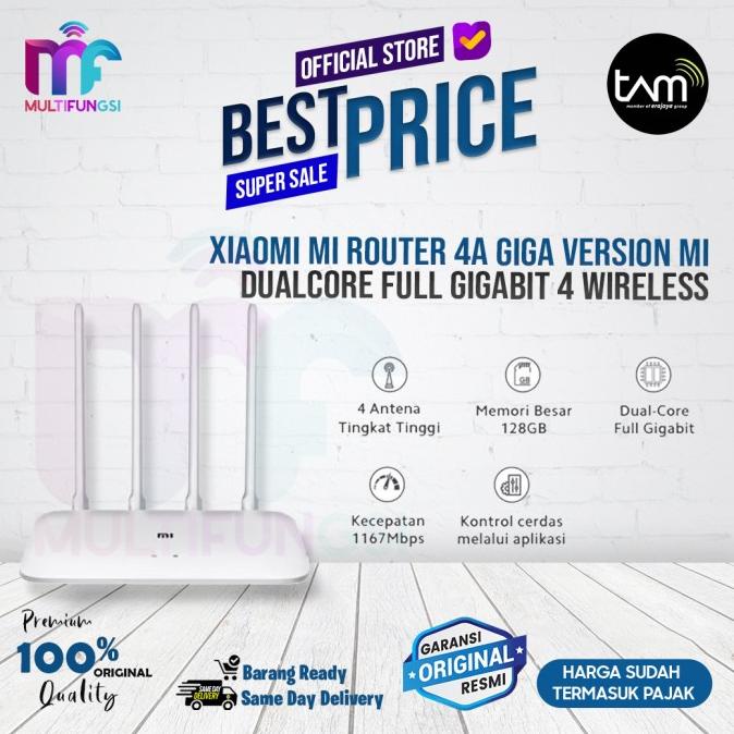 Xiaomi Mi Router 4A Giga Version Dual Core Full Gigabit 4 Wireless