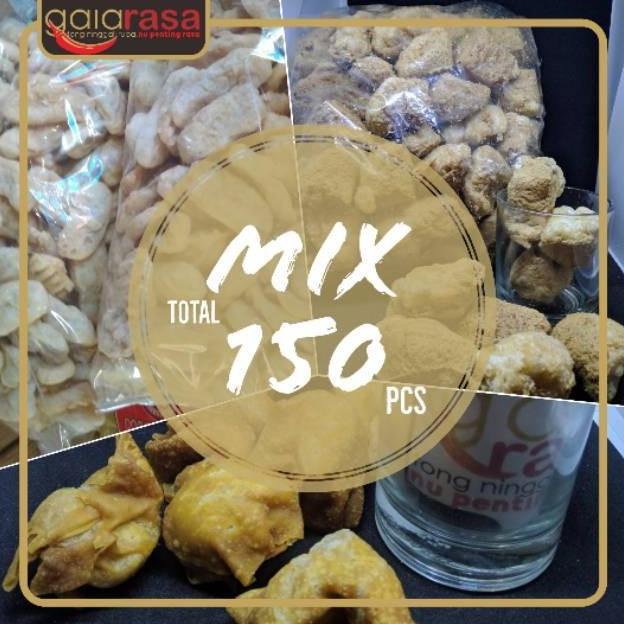

Toping Seblak Baso Aci PAKET MIX 150pcs Cuanki Lidah Siomay dan Baso T