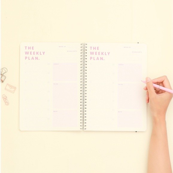 

Bukuqu Notebook Spiral B5 - Sm201 The Weekly Plan