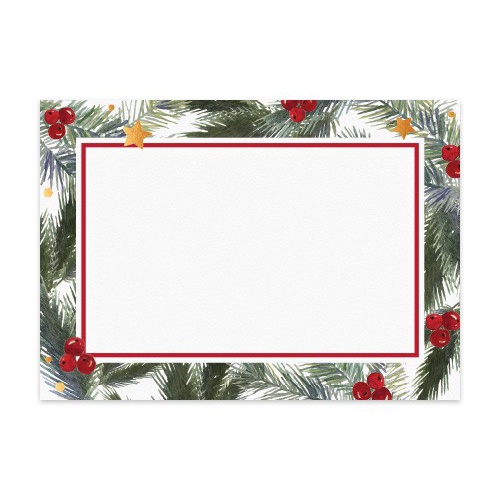 

Note Card Glimmery Bough Set Of 6