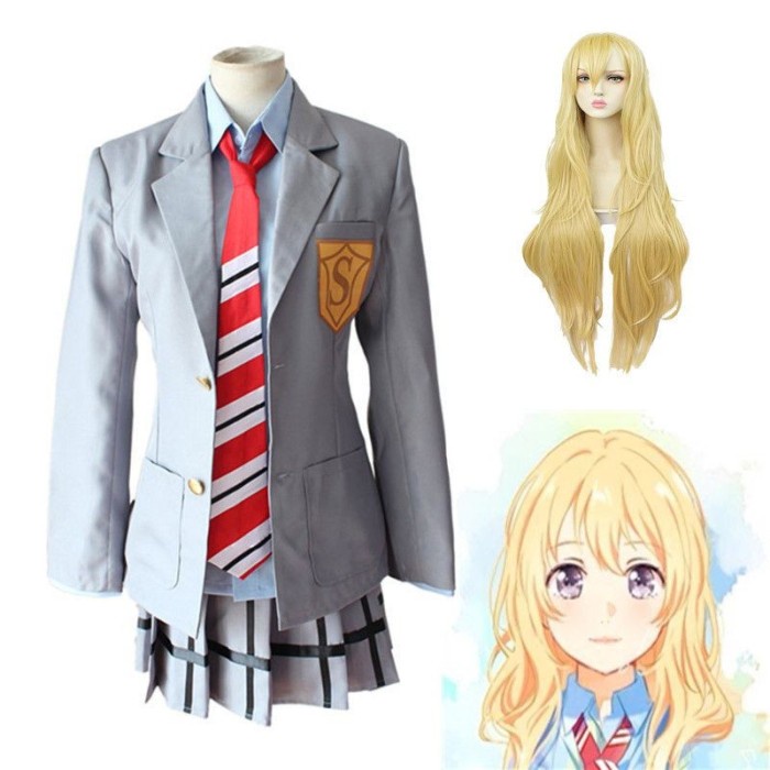 Best Seller Kaori Miyazono Arima Kousei Your Lie In April Costume Cosplay