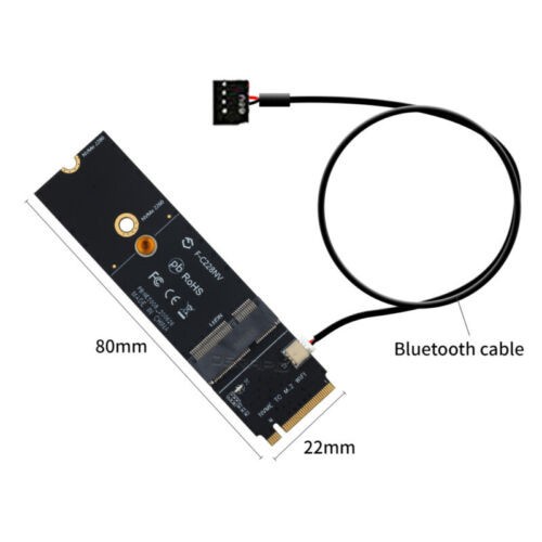 Adapter M.2 NGFF E key WiFi to M key ssd nvme bluetooth