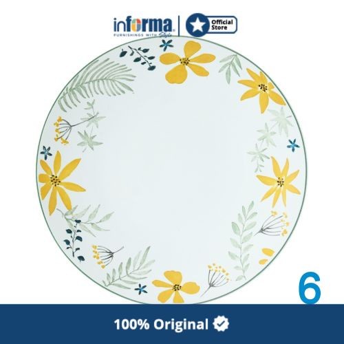 Bestseller Informa Piring Set Dinner Plate Pallete Felicia Yellow (6)