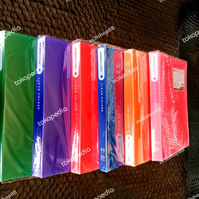 

Bestseller Clear Holder A5 / Dokumen Keeper 20 Lembar. 19X24 Cm