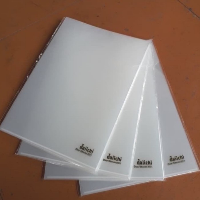 

Bestseller Map Bening Map L Ukuran Folio(F4) Daiichi Clear Sleeves Isi12Pcs