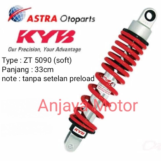 BEST QUALITY" skok shock KYB ZETO vario 125 150, beat fi, scoopy fi