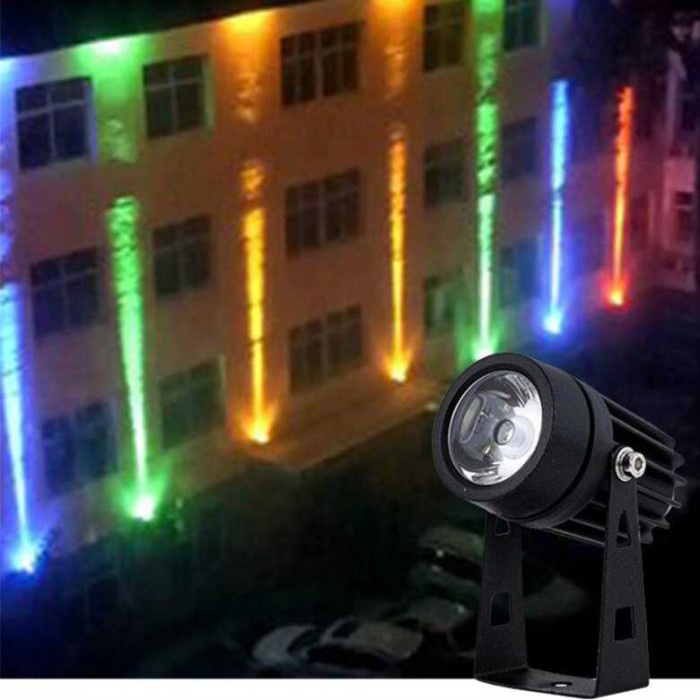 Lampu Sorot Gedung Lampu Sorot Taman Spotlight Outdoor Waterproof