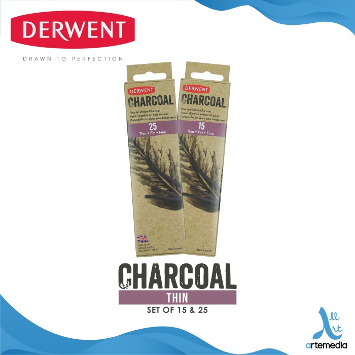 

Terlaris Balok Arang Derwent Willow Charcoal Thin