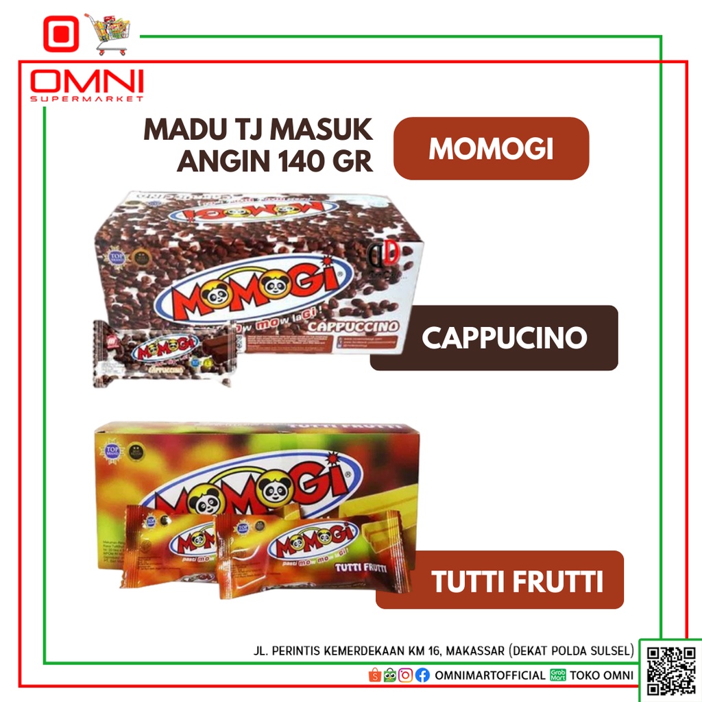 

Momogi Stick Tutti Frutti - Cappucino 6 Gr