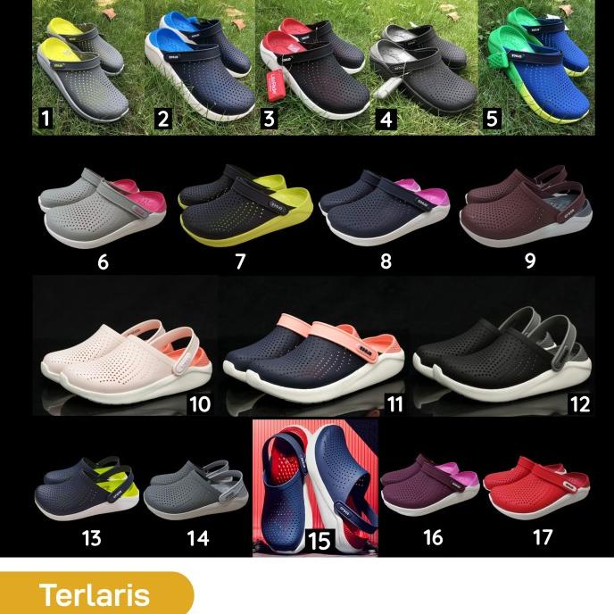 Sandal Crocs pria / Sendal Crocs Pria / Crocs Literide / Sepatu Sandal