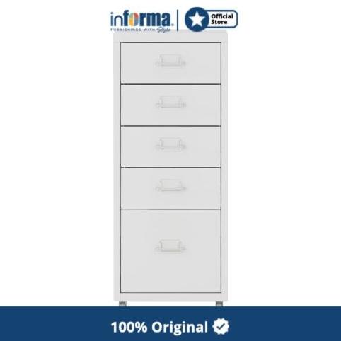 

Informa - Informa Nord Laci Kantor 5 Tingkat - Putih
