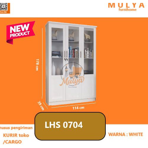 

Lemari Hias/Rak Buku/Lemari Fille/Lhs 0704