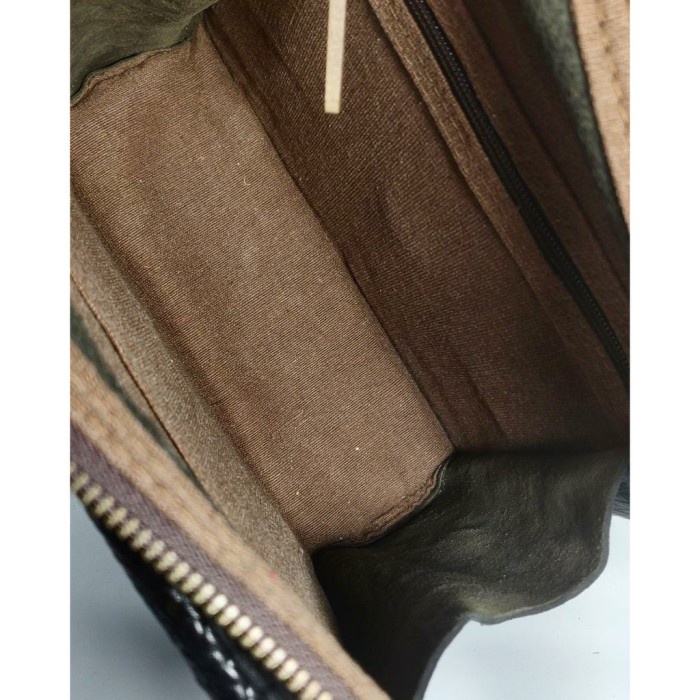 PROMO TAS BAHU UKURAN BESAR WANITA ANYAMAN ROTAN R11 S1 BK TERMURAH