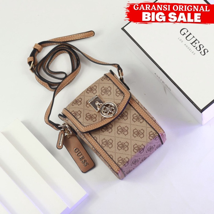 FLASH SALE TAS GUESS PHONE BAG WANITA ORIGINAL BRANDED STORE F172 TERBARU