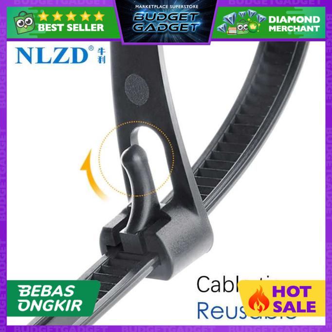 

Nlzd Kabel Ties Zip Cable Organizer Reusable 8X300Mm 100 Pcs - Nl816