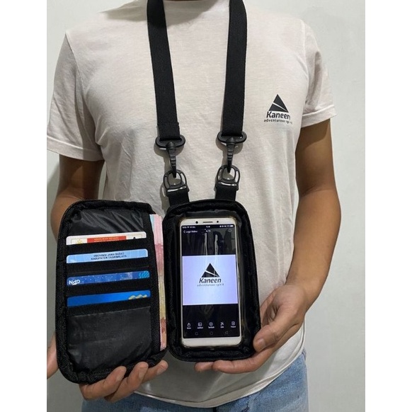 Terkini tas kalung hp bimo anti air murah berkualitas DKD