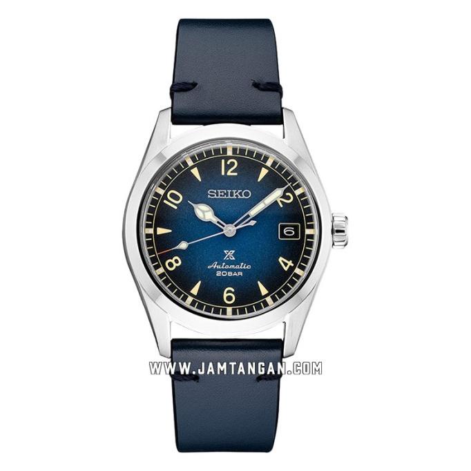 Seiko Prospex Spb157J1 Alpinist Automatic Men Blue Dial Blue Leather